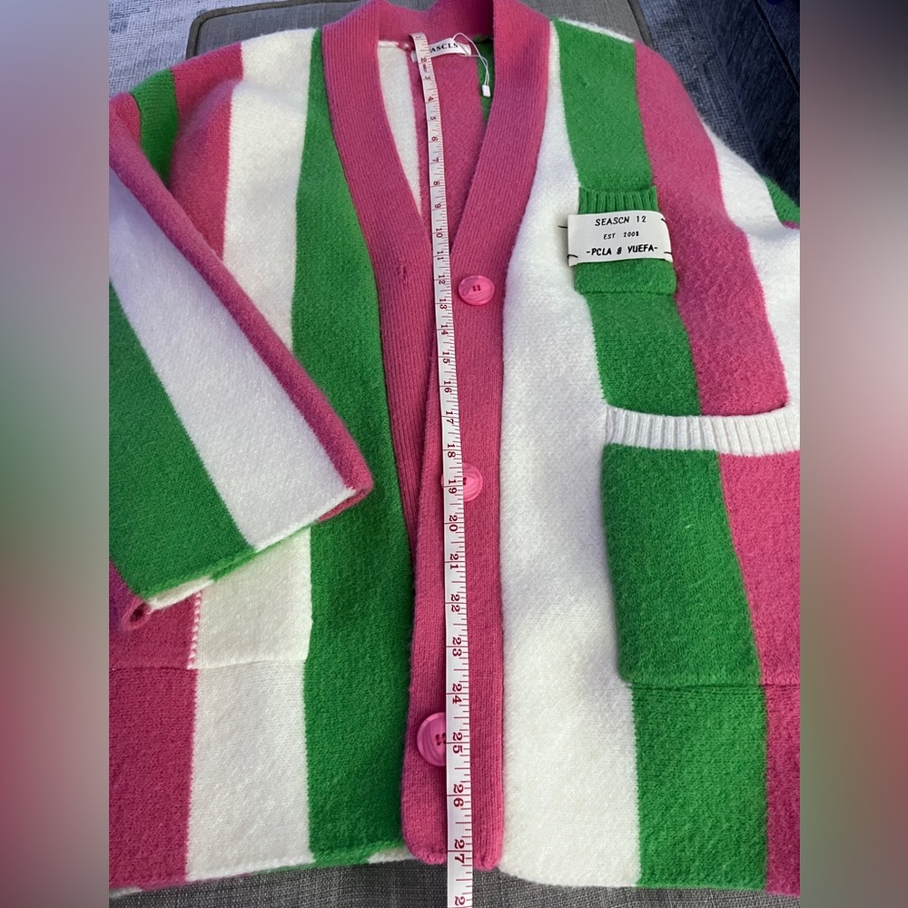 Colorful Striped Cardigan - Picture 9 of 10